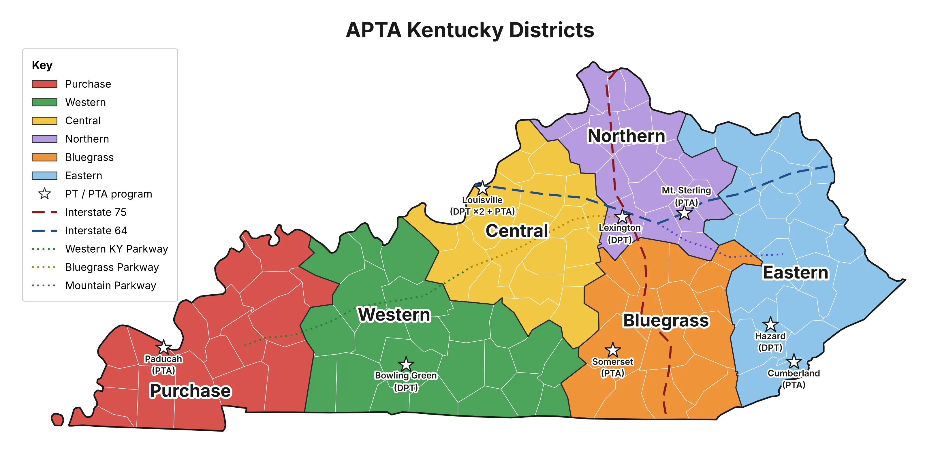 APTA-KY Districts